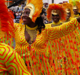 The Caribbean Ritual Dancers.