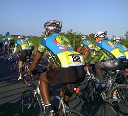 Riders in this year's LaVuelta tour on Puerto Rico.