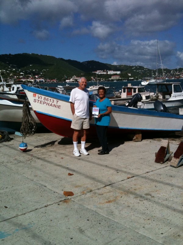 Author/adventurer Jean Braure pictured in Frenchtown with his wife, Choupette.