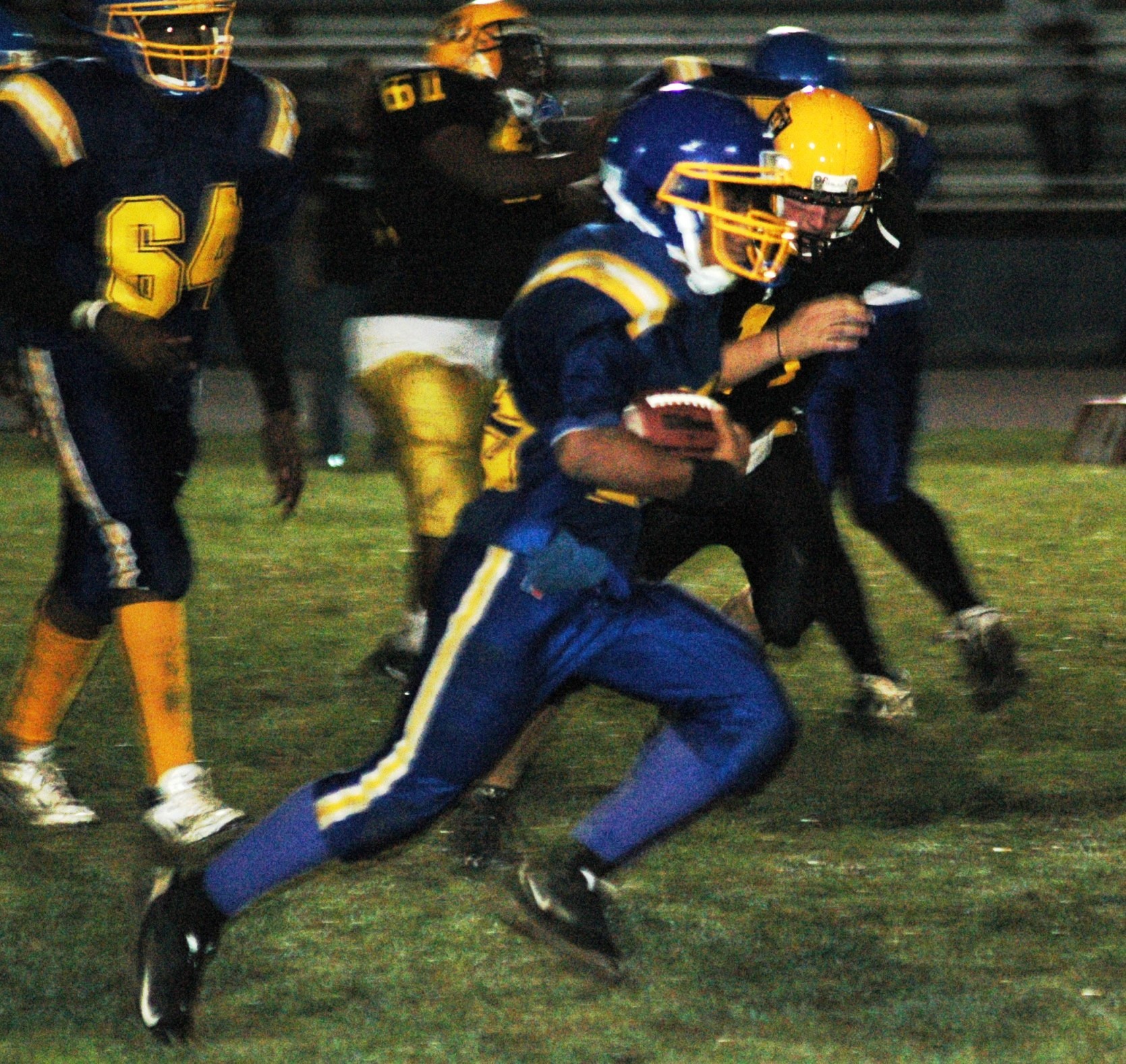 Hawks running back Omar Fernandez rushed for two touchdowns.