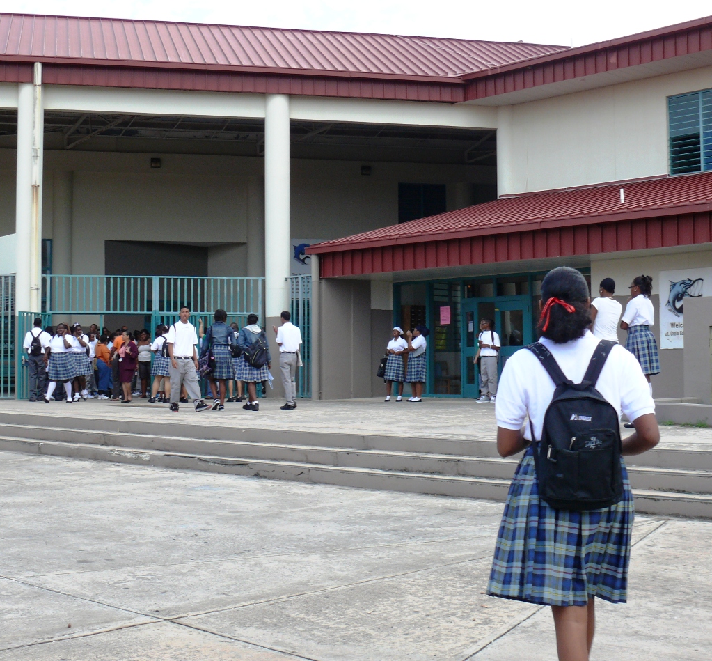 Opening day at St. Croix Educational Complex. (Photo Bill Kossler)