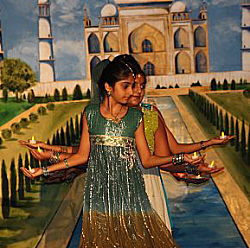 Young dancers show off the classical arts of India. (James Gardner photo)