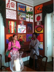 The "Welcome to Gulu" exhibit at Catherineberg.
