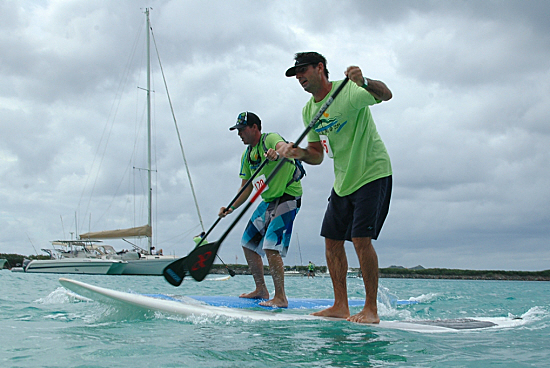 Racers faced fierce winds along the 3.5-mile Weekend Warrior course. (Karen Hollish photo)