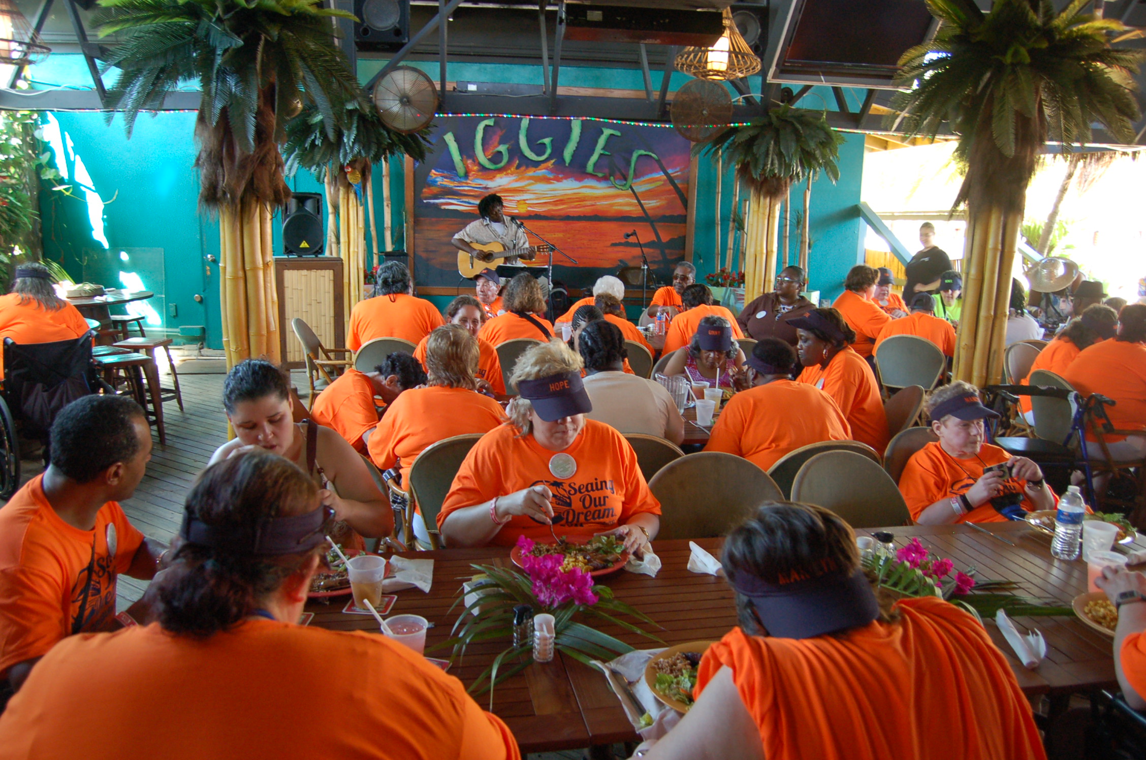 Lunch at Iggie's was provided courtesy of the Tourism Department. (Photo Karen Elowitt)