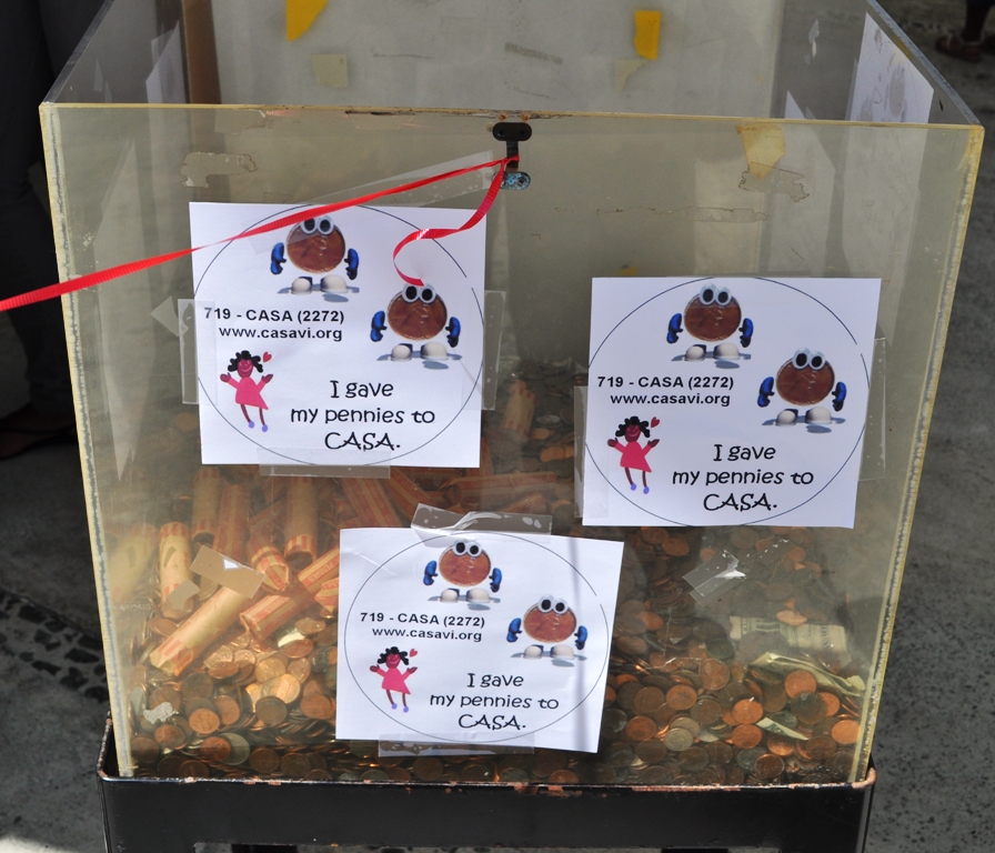 Pennies for CASA.