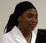 Venne Williams, D.P.T., addressed those attending the symposium at the V.I. Cardiac Center.