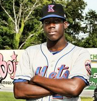 Akeel Morris of the Kingsport (Tenn.) Mets.