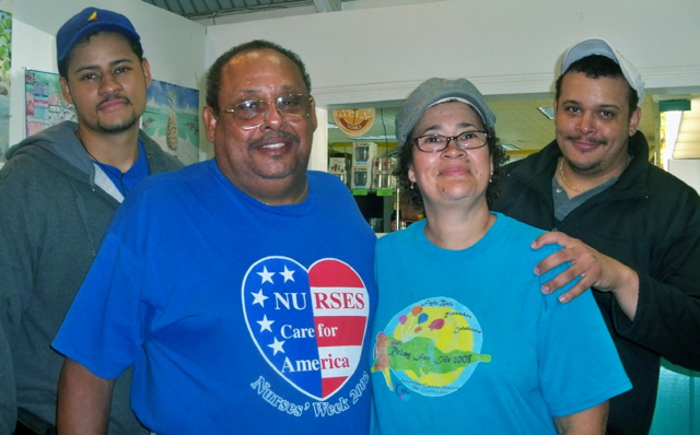 Wallace Phaire and his family from left, son Bruce, Wallace Sr., wife Estrid Harthman Phaire and son Wallace W. Phaire Jr.