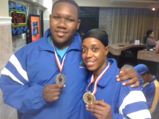 V.I. Boxers Clayton Laurent Jr. (left) and Tiffany Reddick will be headed to the Pan Am games..