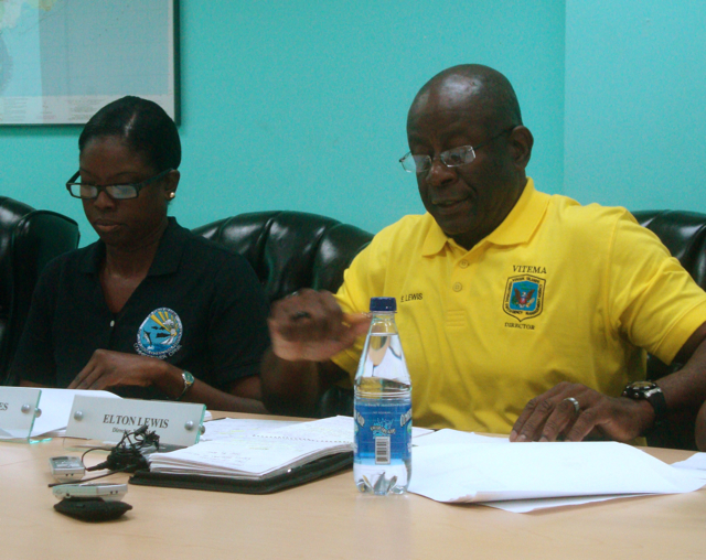 DPNR Commissioner Alicia Barnes and VITEMA Director Elton Lewis discuss efforts to find the source of the odors plaguing St. Croix.