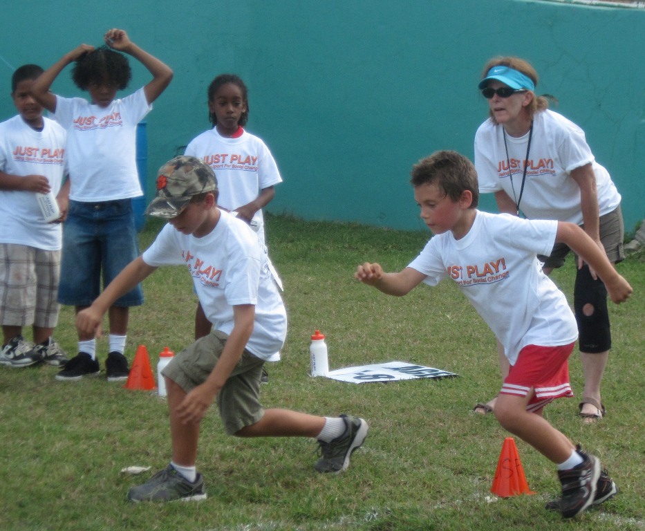 Caneel Bay Tennis Director Donald Becker said the day's all about "a little fun, a little fitness and a little knowledge."