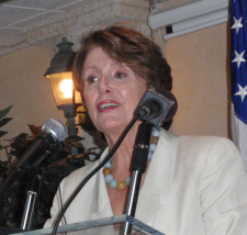 House Minority Leader Nancy Pelosi engaged in a lively discussion Saturday at the Windward Passage Hotel.