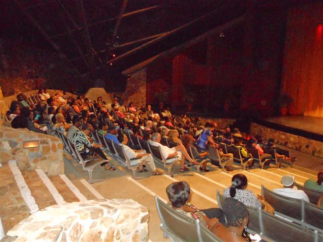 The Reichhold Center crowd eagerly awaiting announcement of the 2011-12 season lineup.