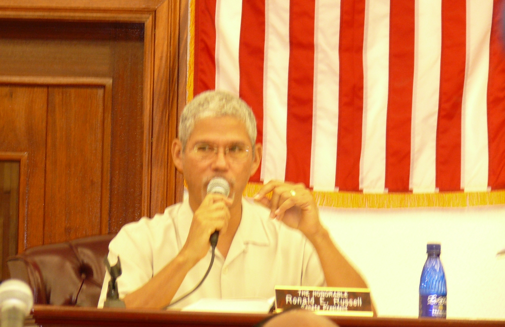 Senate Senate President Ronald Russell described the Legislature's 2012 budget as "austere."