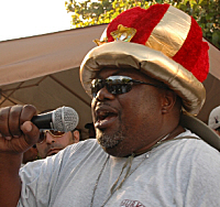 Julio King and his team won Saturday's King of the Wing Contest at Smith Bay Park.