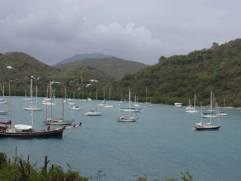 Overcast at Coral Bay.