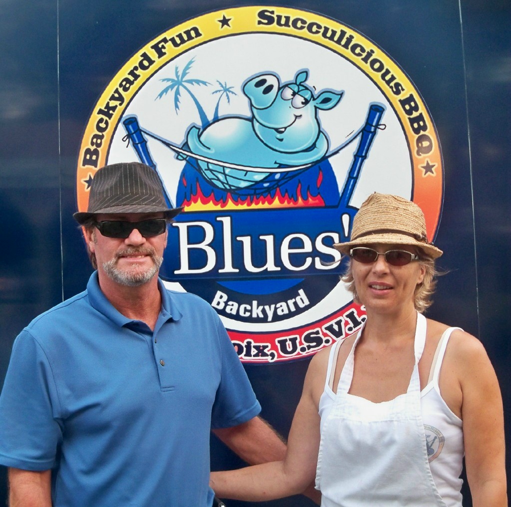 David and Kay Lineham at Blues' Backyard.
