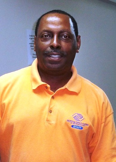 Neil Canton in the computer lab in Christiansted.