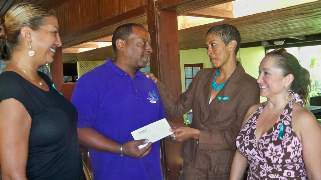 Lisa Christensen-Harris, left, Neil Canton, Caryn Hodge and Tammy Londer.