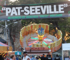 Carnival Village 2012 opens in honor of Zeathea "Patsy" Milliner.