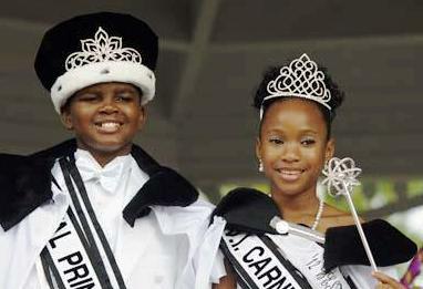 2012 Carnival Prince and Princess Timoy Hodge and T’Keyjah Austrie.