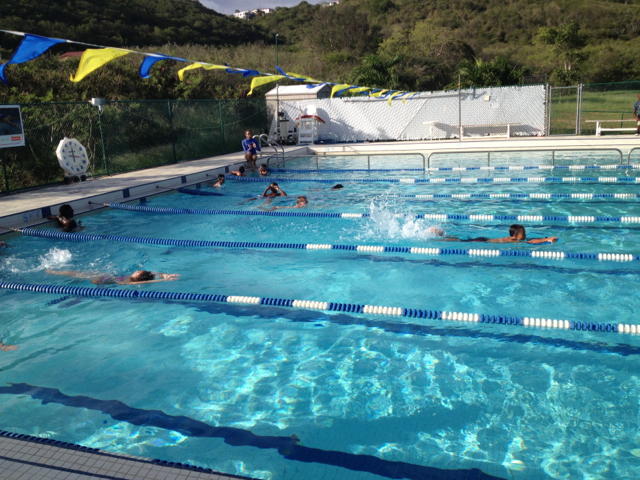 St. Thomas Swimming Association conducts classes at Nazareth Bay public pool.