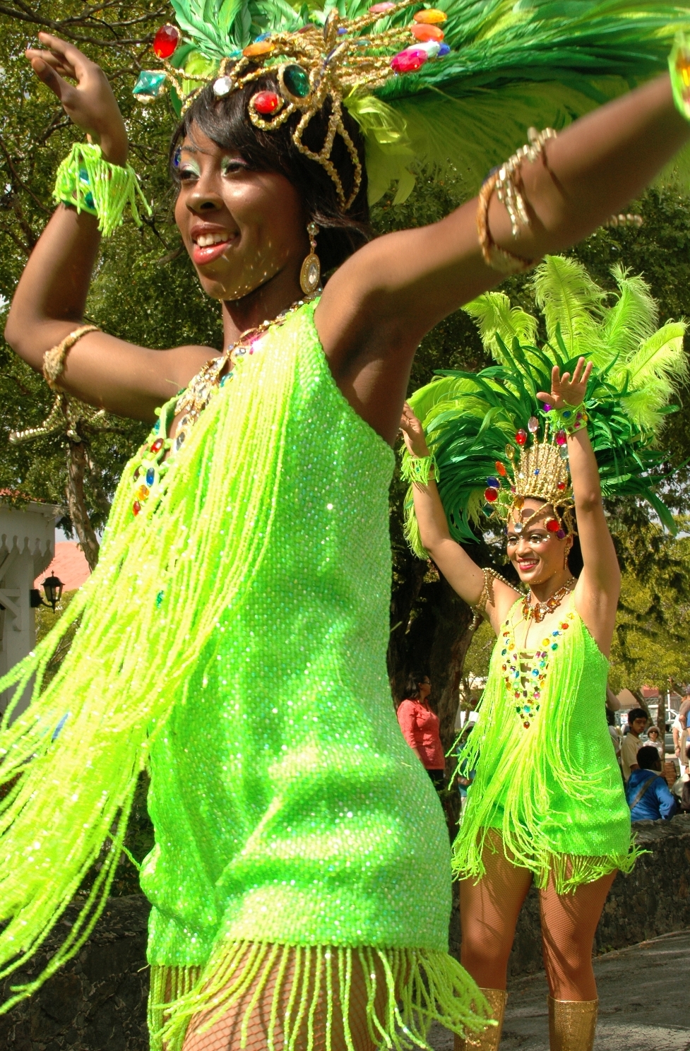 Caribbean Ritual Dancers thrilled the crowd. (Photo © Karen Hollish)