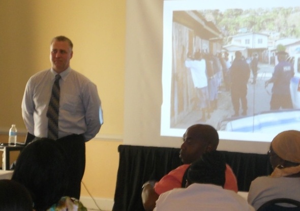 Edward Maguire during a breakout session.