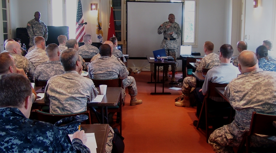 Gen. Rivera speaks at VING hazards preparedness conference.