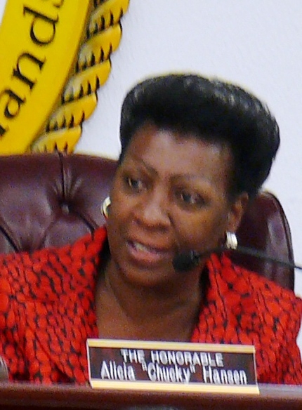 Bill sponsor Sen. Alicia "Chucky" Hansen.