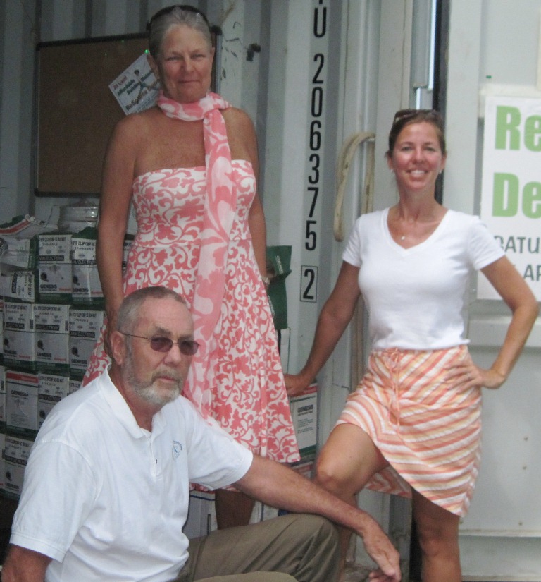 William Willigerod (from left), Christie O'Neil and Karen Vahling of ReSource Depot.