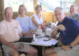 Kids First! board members (from left) Joel Black, Margaret Black, Kerry Claflin, Bruce Claflin and Koke Cummins.