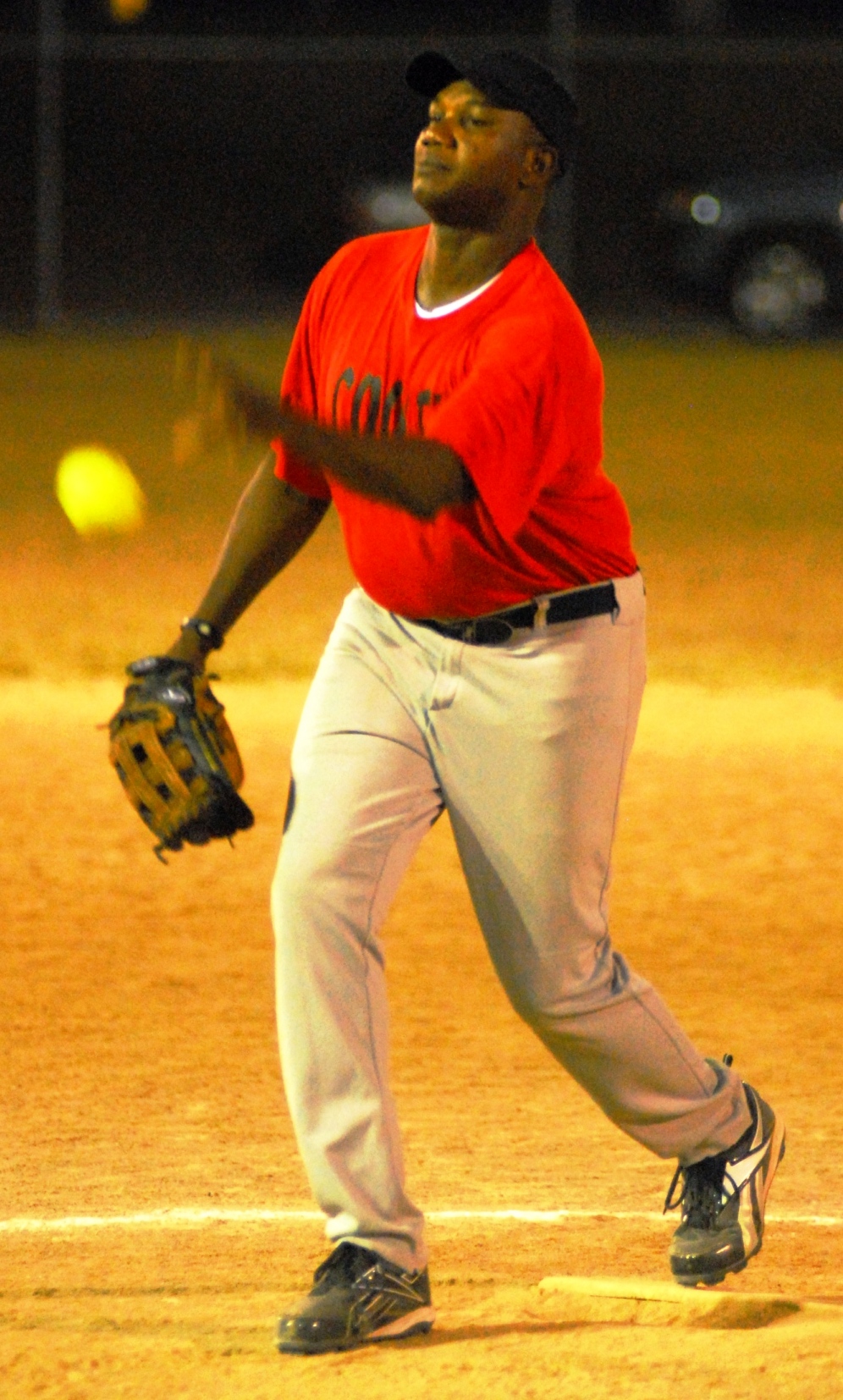 Coolers ace Warren Brooks dominates the mound.