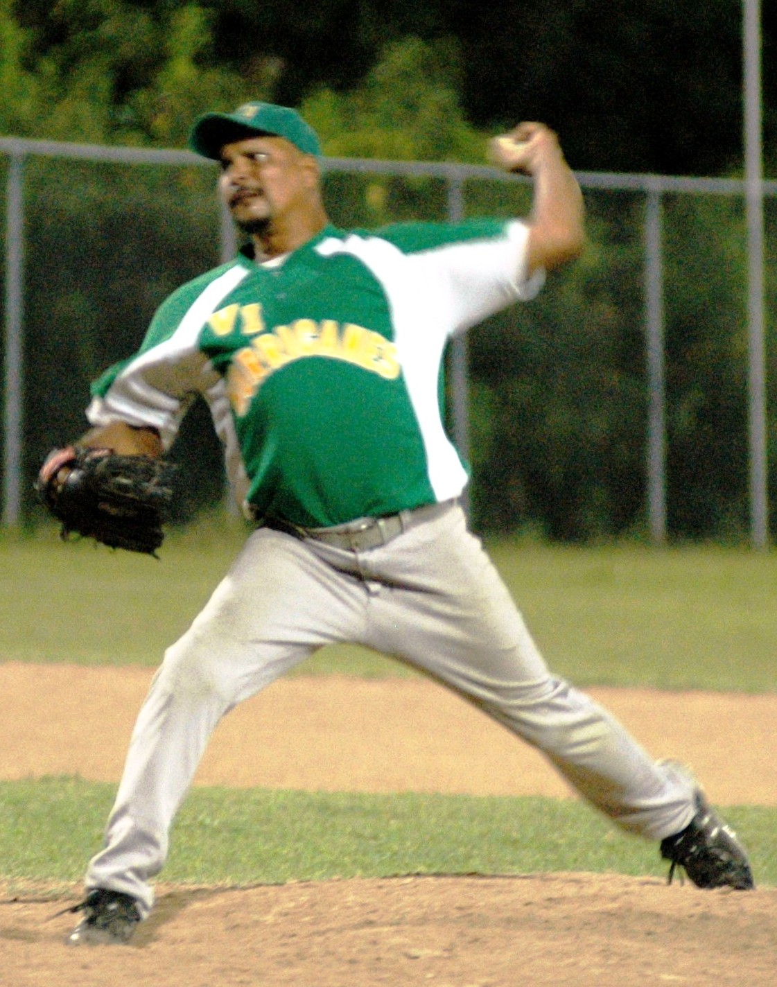 Hurricanes ace Geronimo Newton's strong pitching performance was finally rewarded. 