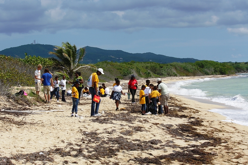 Several schools participated at the eco field day at Sandy Point hosted by SEA.