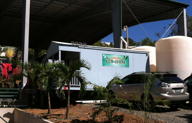 The Eco-Store is nestled in a corner of the VIMSIA campus. (Photo provided by Gloria Zakers)