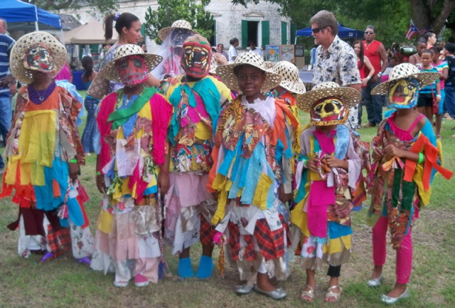  Pearl B. Larsen Masqueraders take part in Family Fun Day, or Fiesta En El Batey.