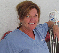 Veterinarian Julie Outland.