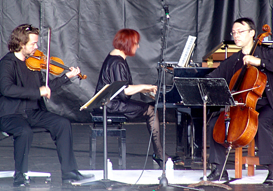  Entcho Todorov (from left), Margrit Zimmermann and Kalin Ivanov.