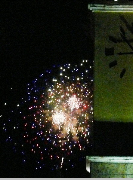 Fireworks in Frederiksted (File photo by Bill Kossler).