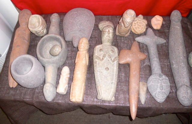 Taino artifacts from Haiti.