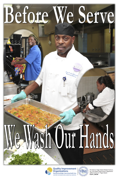 A poster from the hand-washing campaign. (Photo courtesy of VIMI)