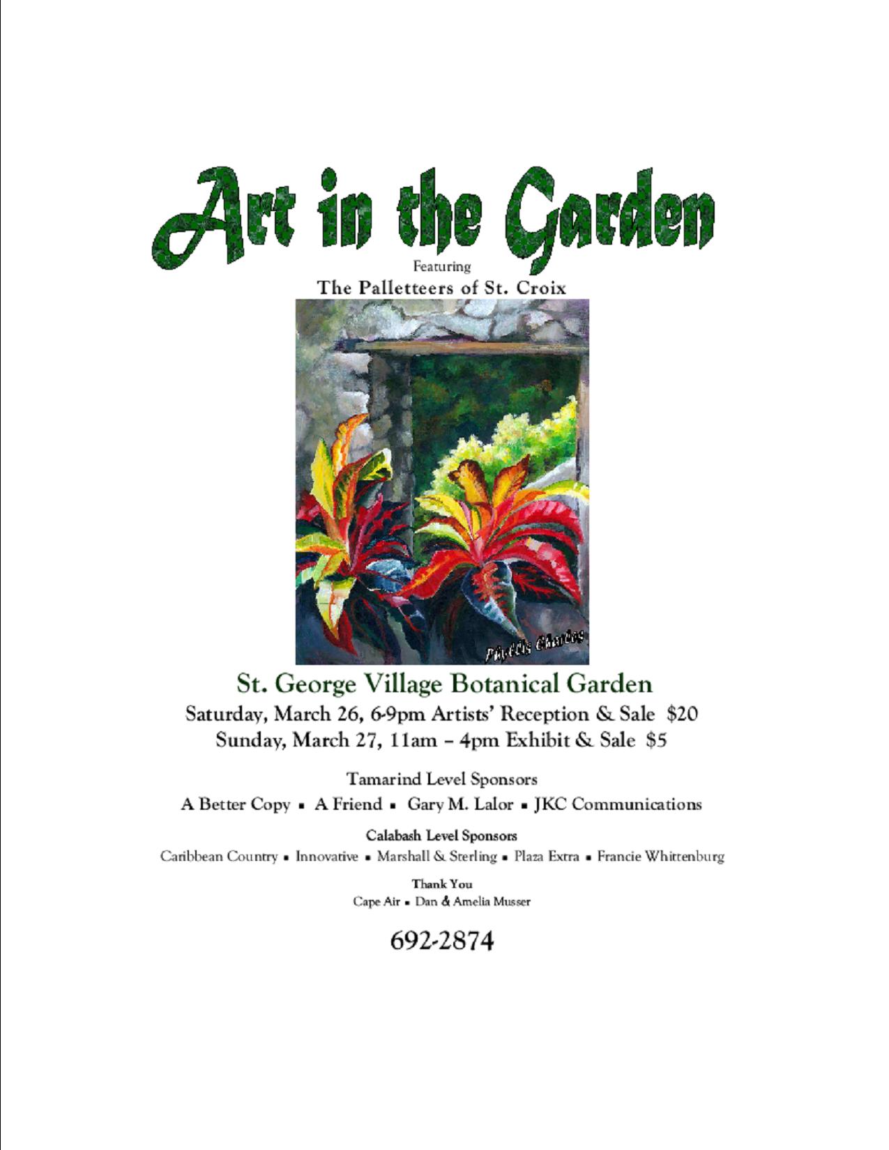 Art in the Garden poster