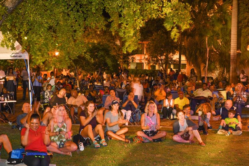 Attendees applaud the Jazz in the Park performers. (Chic Photography)