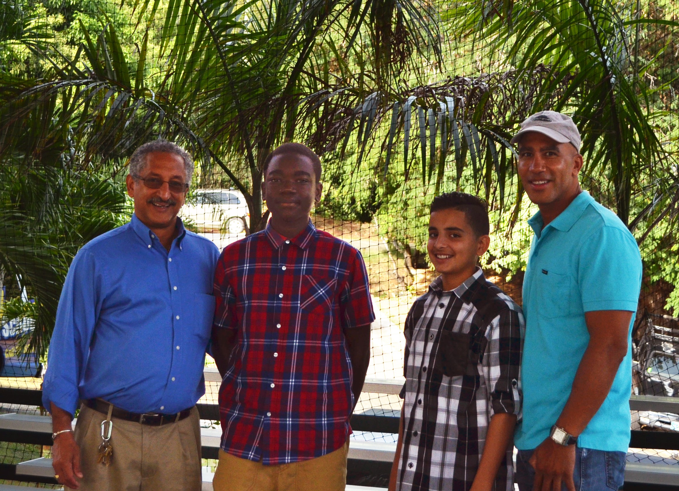 BrisaMax Holdings scholarship winners Kareem Jamil and Karl Dinang