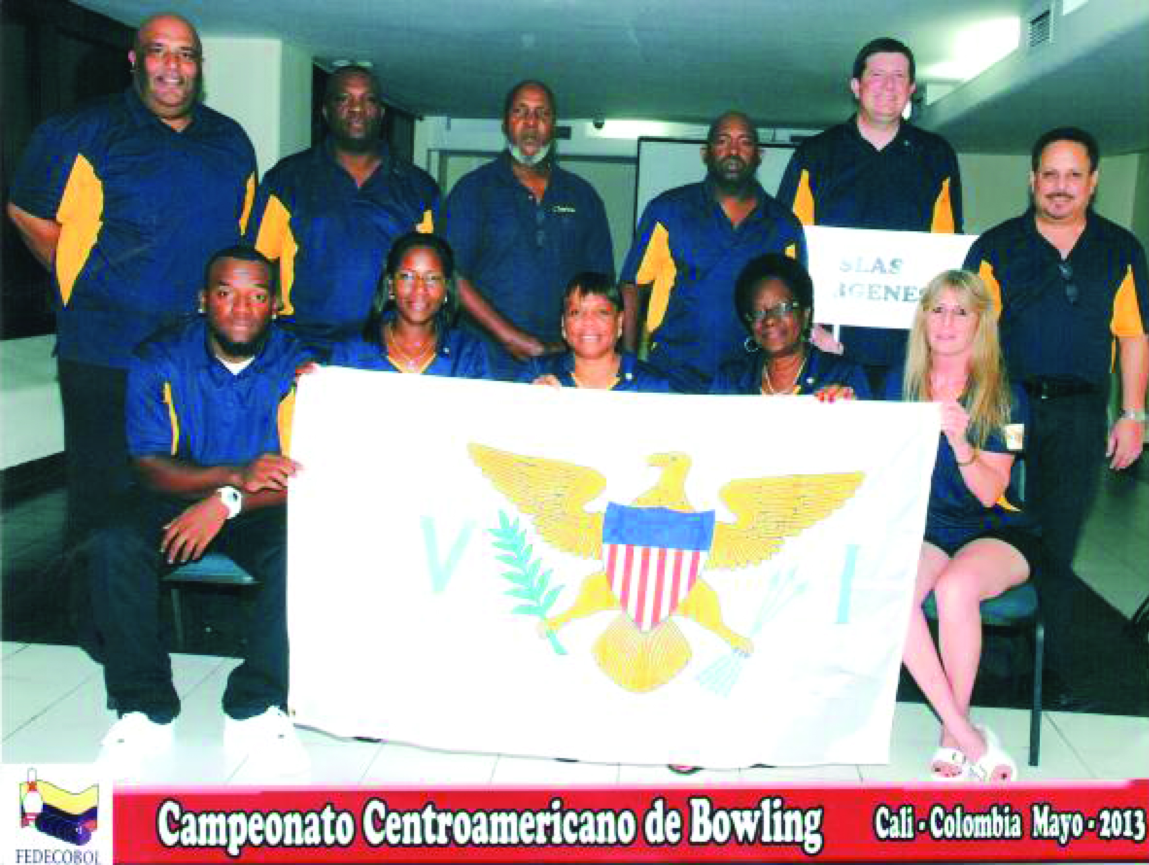 Members of the V.I. Bowling Federation Team in Cali, Columbia