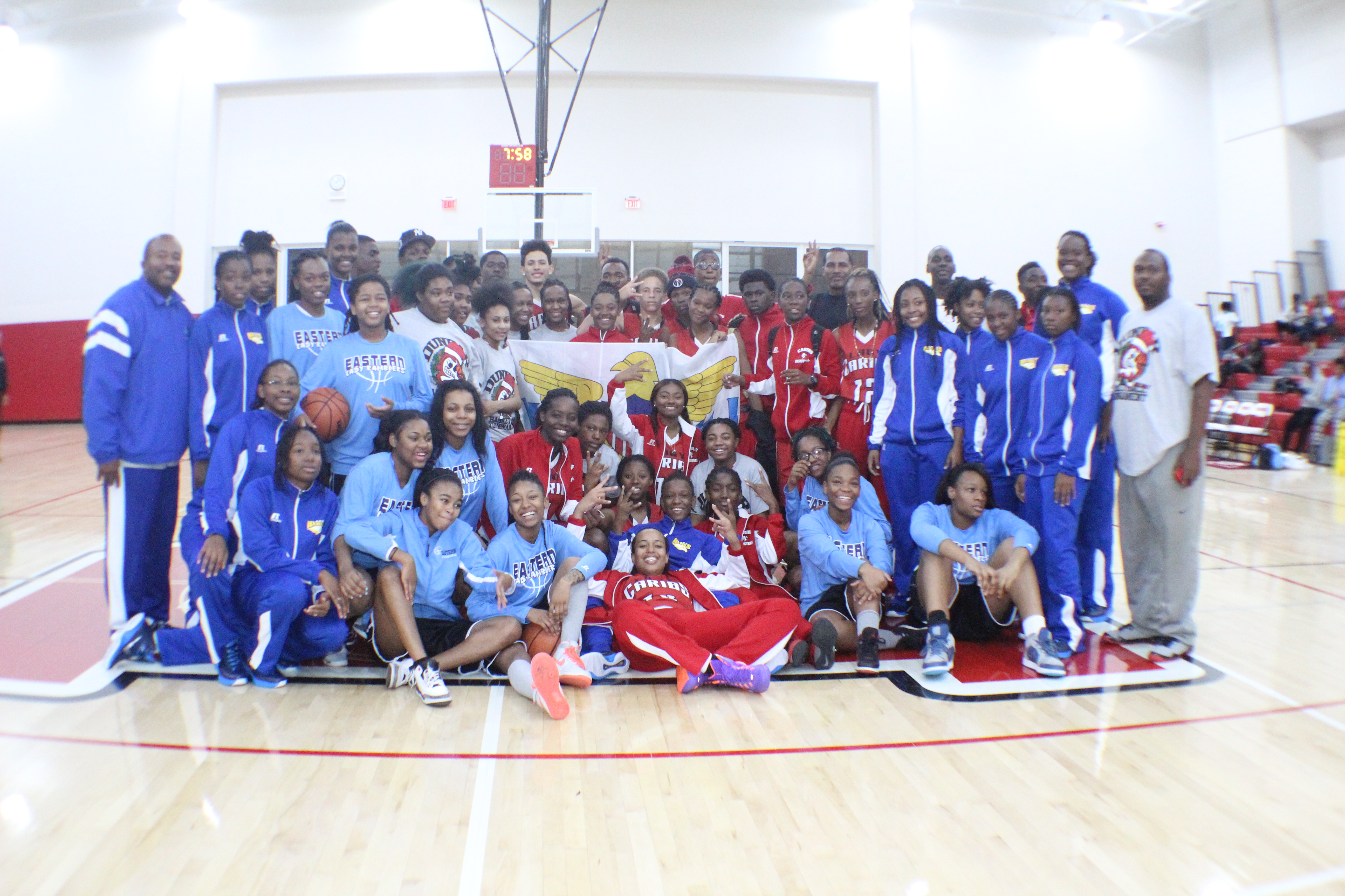 Central H.S. Boys and Girls, and Charlotte Amalie Girls at the 2nd Annual Dunbar Christmas Tournament
