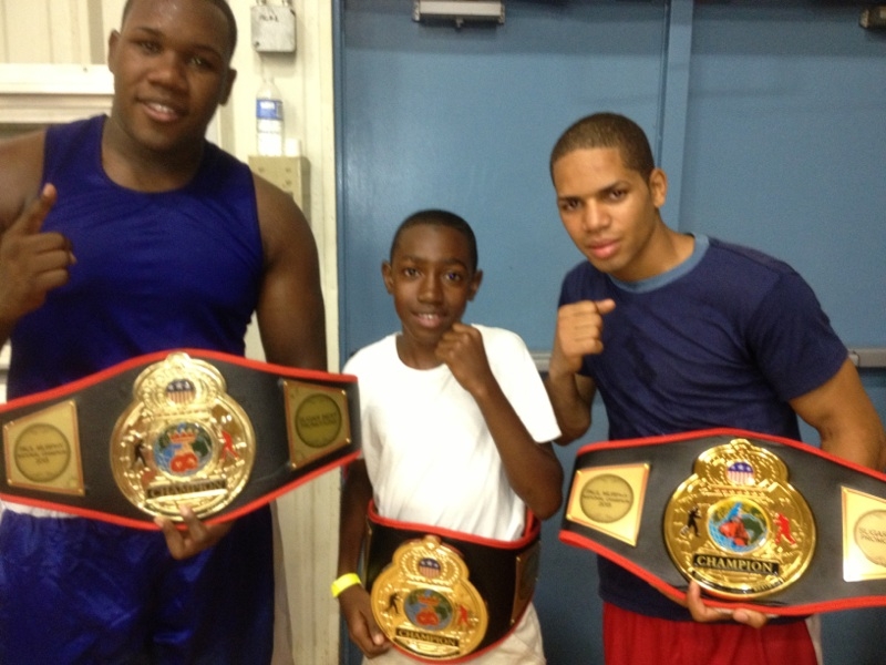 Three members of the USVI Boxing Federation 