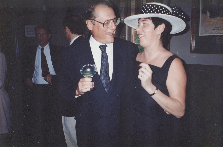 Joanne T. Stevens dancing with her late husband, attorney Richard F. Stevens